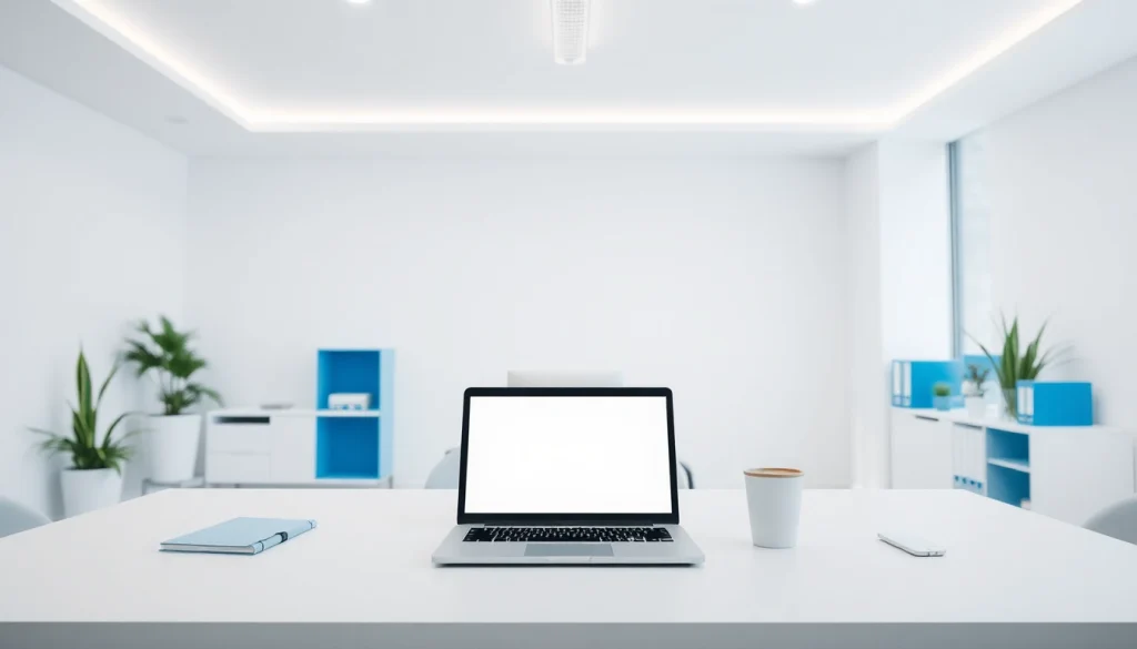View the modern workspace at https://tt88.ca/, showcasing a clean aesthetic with a laptop and coffee cup.