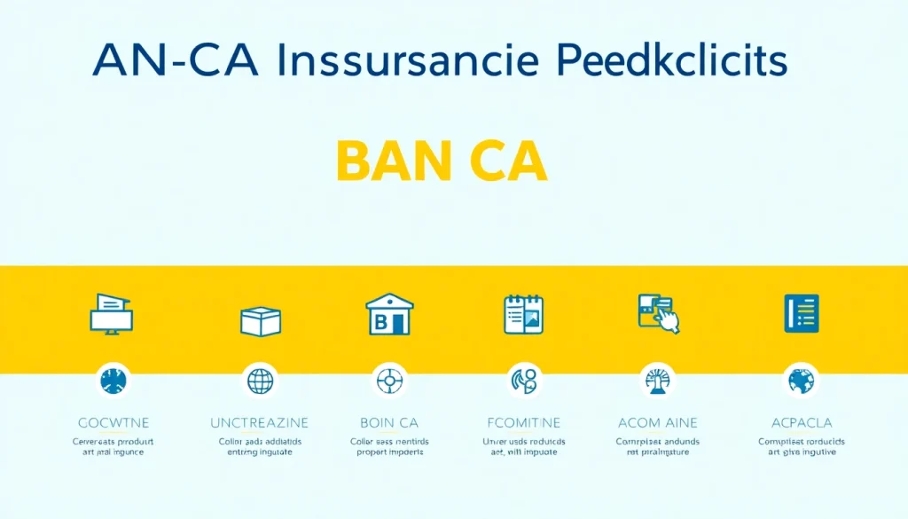 Understand the benefits of BAN CA insurance products with a detailed infographic design.