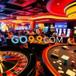 Experience the thrill of online gambling with GO99COM's exciting casino atmosphere.