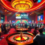 Explore thrilling casino scenes at https://ok9393.com/ with vibrant games, cards, and roulette.