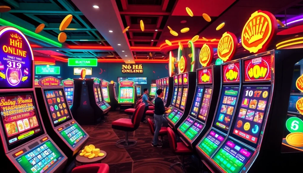 Experience NỔ HŨ ONLINE as players delight in dynamic slot games and thrilling wins.